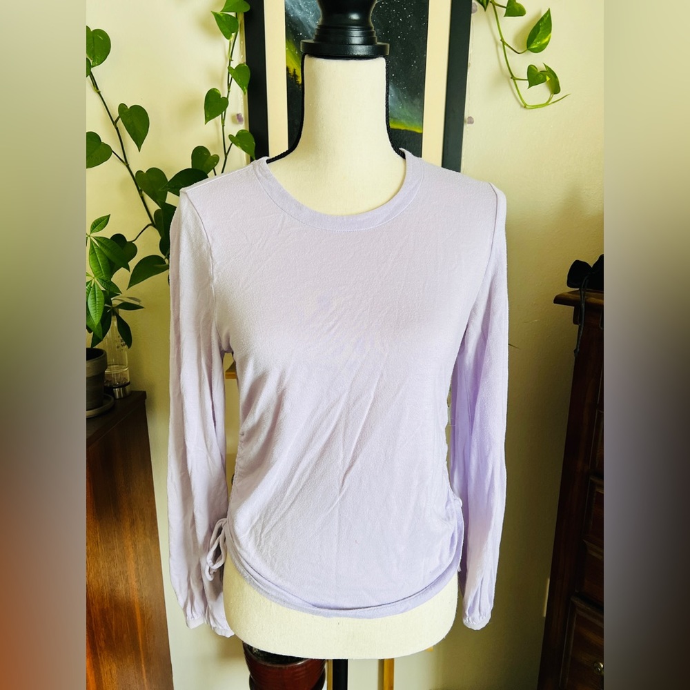 JoyLab Women’s Long Sleeve Light Purple Workout Athletic Top M